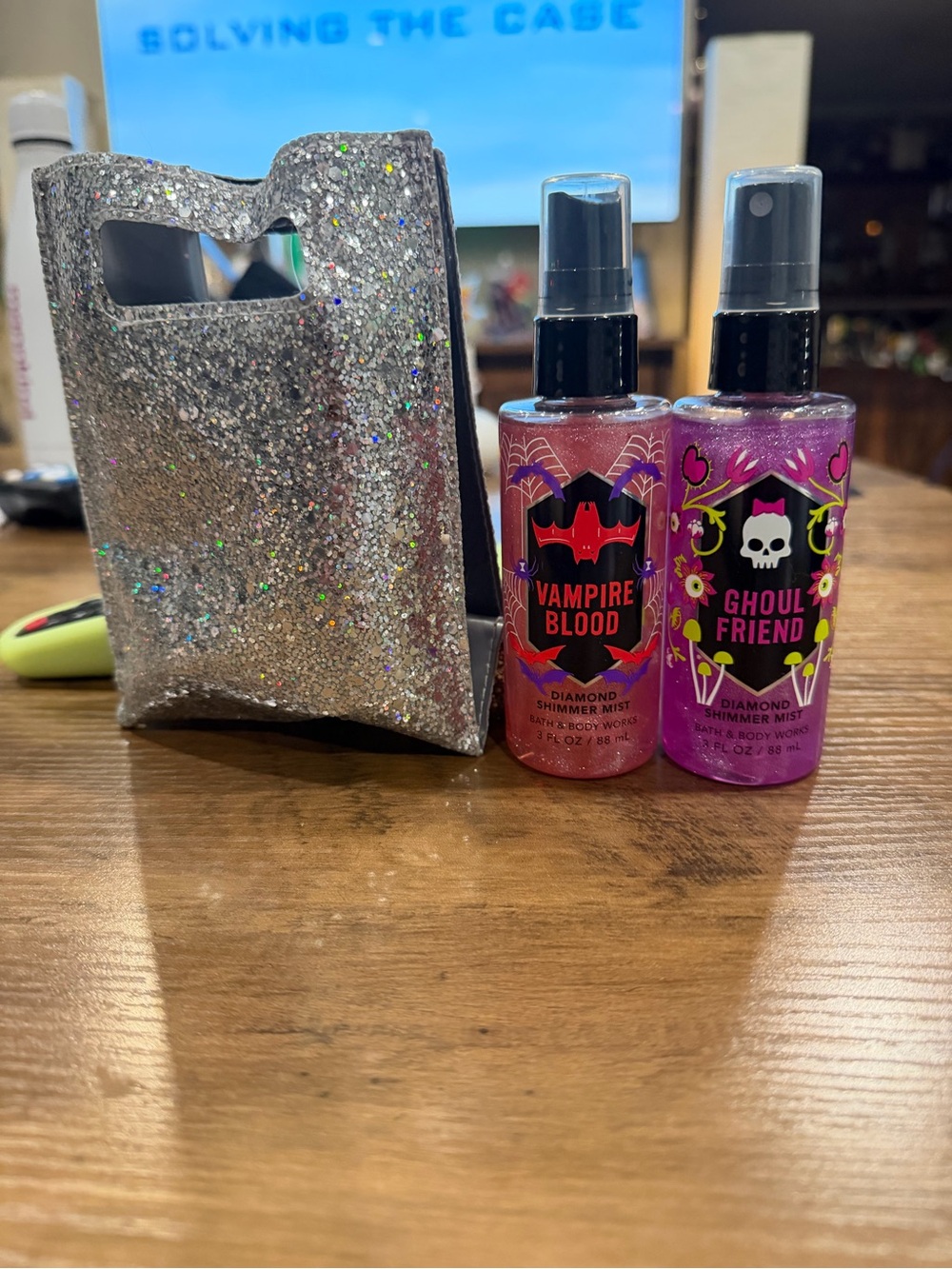 Bath and body works Halloween diamond shimmer mist bundle with small gift bag